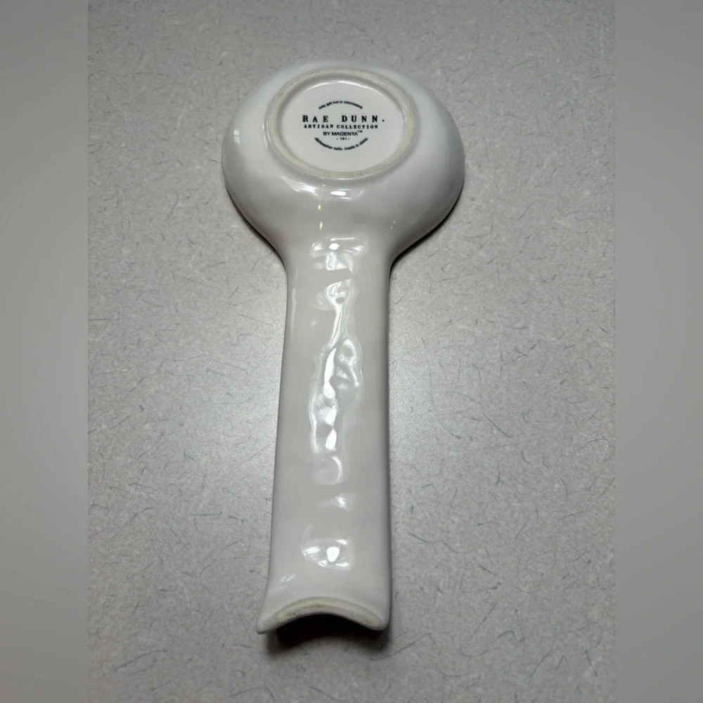 Rae Dunn Artisan Collection Kitchen Utensil Rest Holder